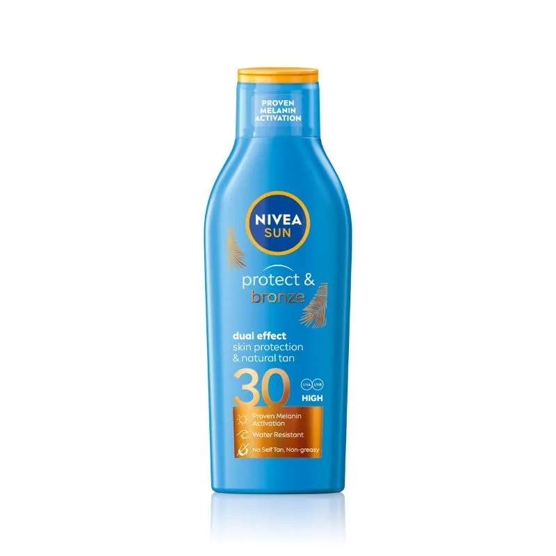 NIVEA Sun Protect & Bronze losion za zaštitu od sunca SPF 30 200 ml