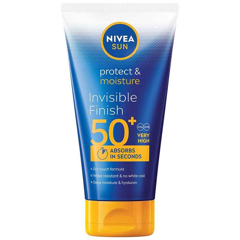 NIVEA Sun Protect & Moisture Invisible Finish losion za zaštitu od sunca SPF50+ 150ml