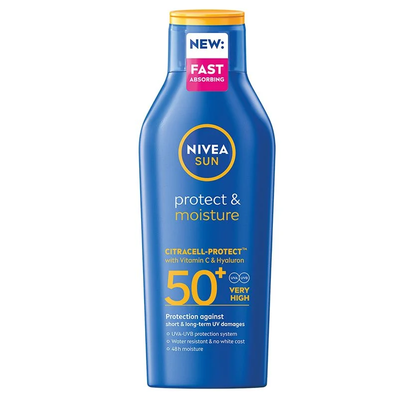 NIVEA Sun Protect & Moisture losion za zaštitu od sunca SPF 50+ 400 ml