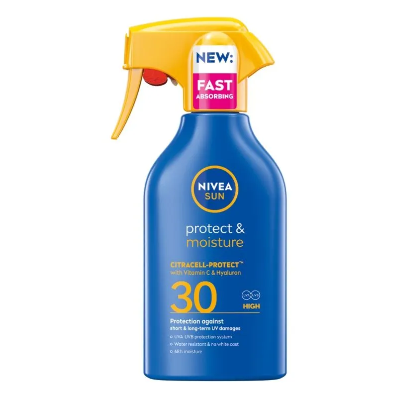 Nivea Sun protect&moisture sprej SPF30 270ml