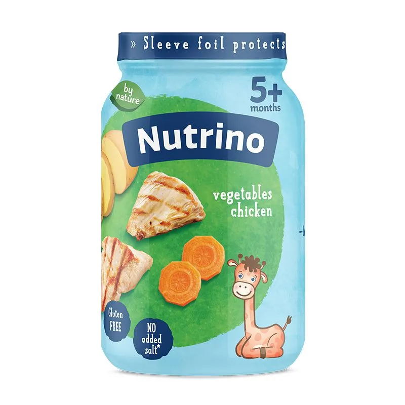 Nutrino kašica sa mesom, piletinom i povrćem 5m+, 190g
