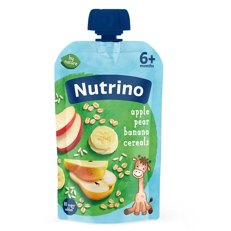 Nutrino voćni pire jabuka kruška banana sa žitaricama 100g