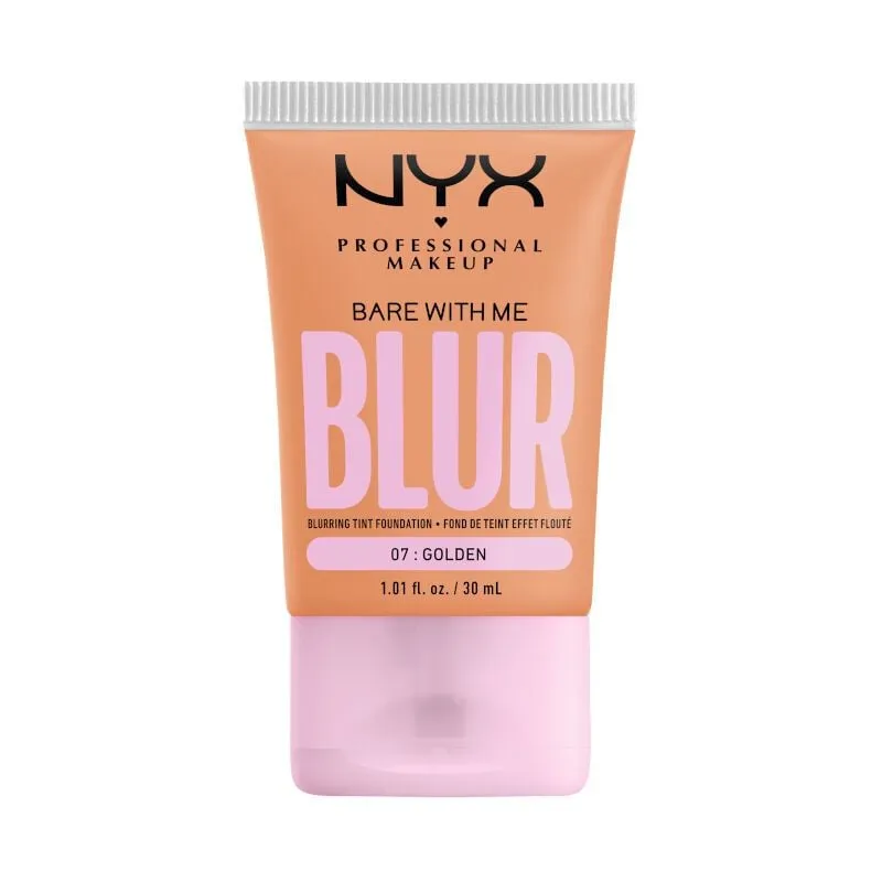 NYX Professional Bare with me blur tint mat tečni puder 07 golden