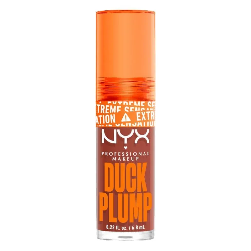 NYX Professional Makeup Duck Plump lip plumping sjaj za usne 05 brown of applouse