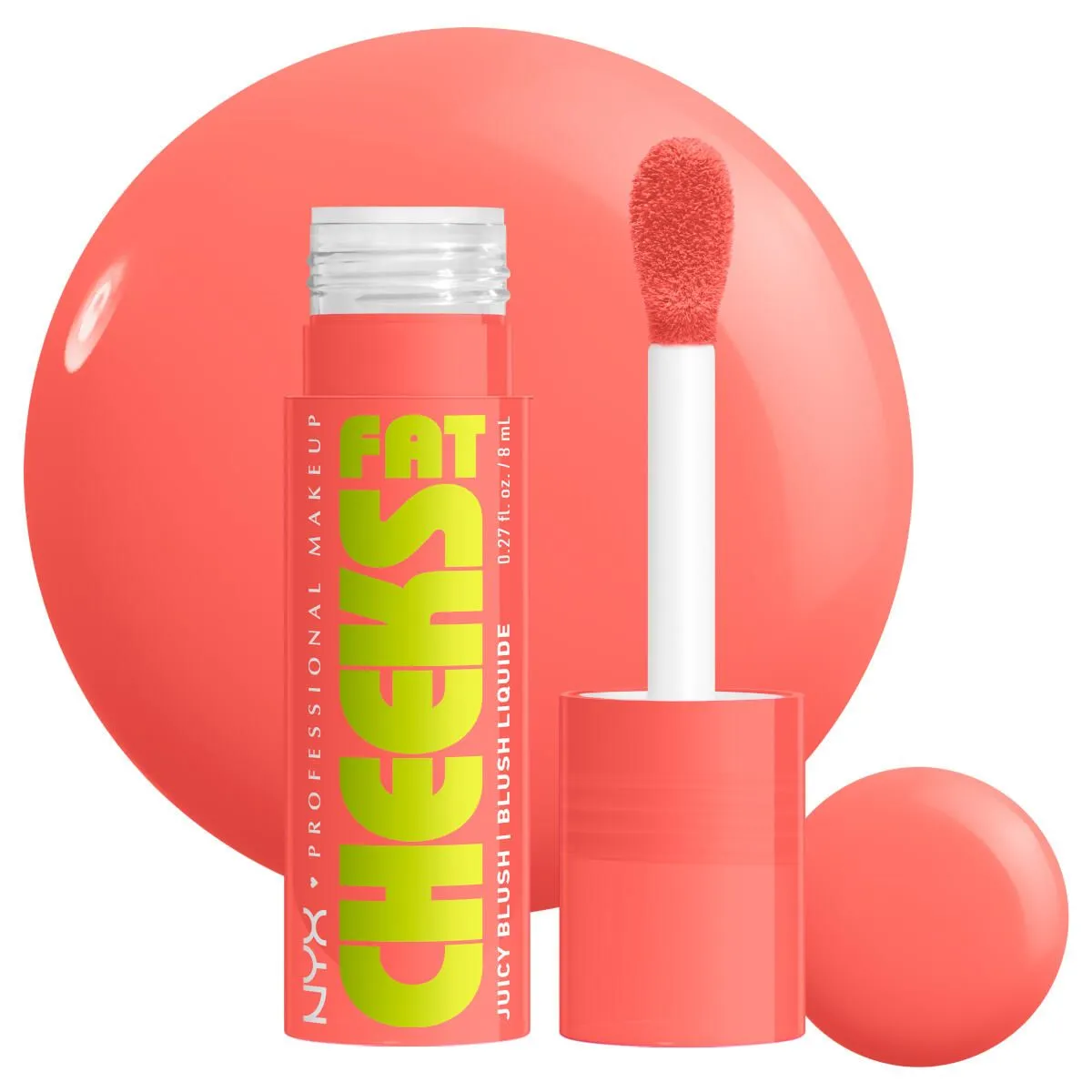 NYX Professional Makeup Fat Cheeks tečno rumenilo 1 papaya plump