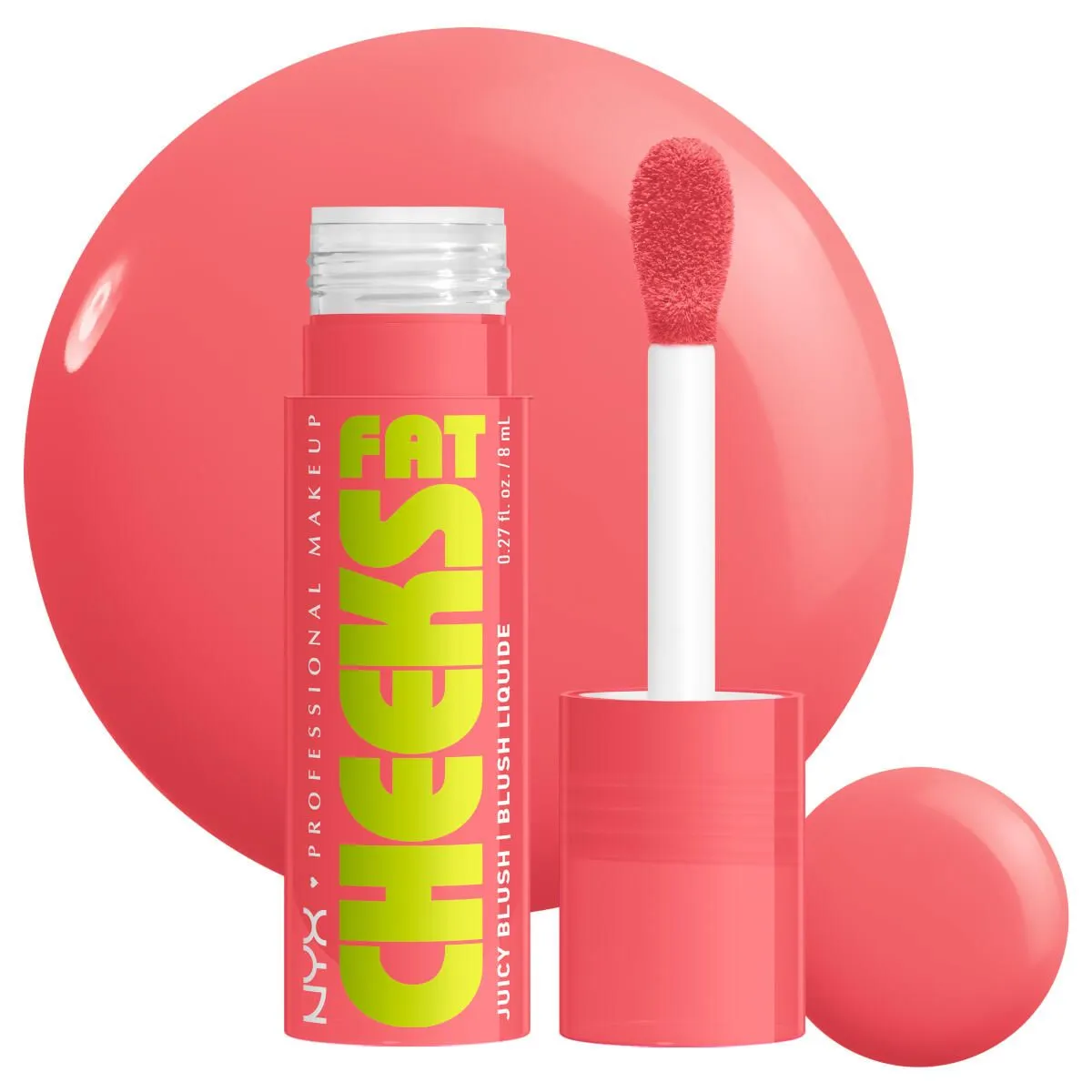 NYX Professional Makeup Fat Cheeks tečno rumenilo 2 fig fizz