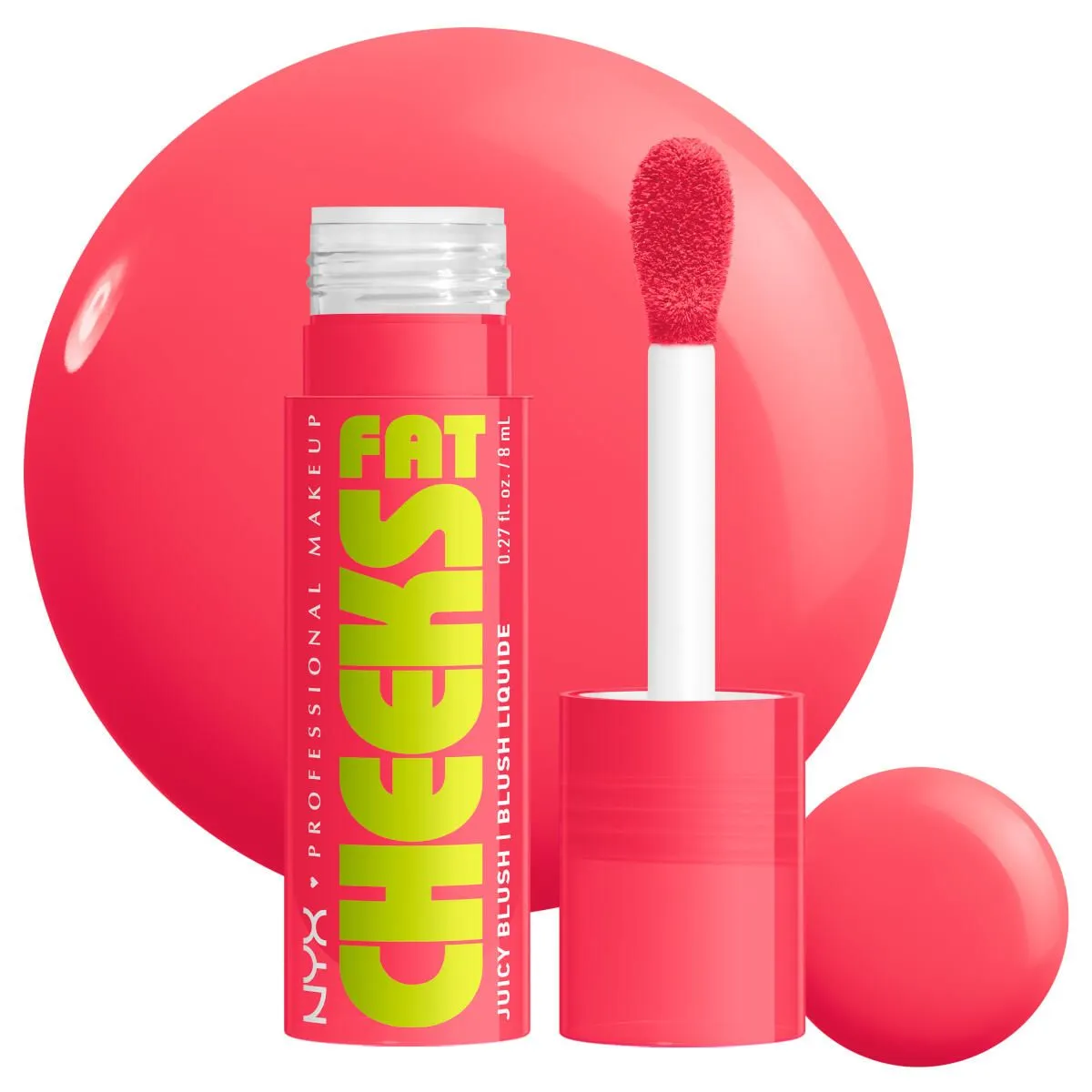 NYX Professional Makeup Fat Cheeks tečno rumenilo 6 bouncin' berry
