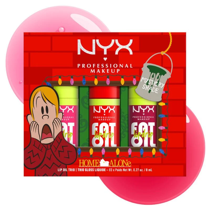 NYX Professional Makeup Holiday Fat Oil Lip Drip trio set sjajeva za usne 01
