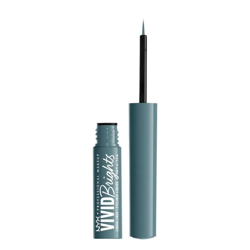 NYX Professional Makeup Vivid brights tečni ajlajner 01 cyan simp