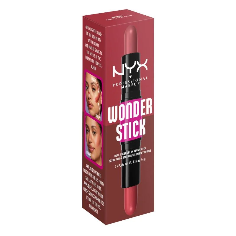 NYX Professional Makeup Wonder Stick rumenilo wsb03 coral + deep peach