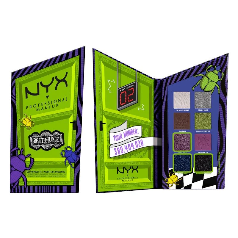 NYX Professional Makeup x BEETLEJUICE Color for the Recently Deceased paleta boja za šminkanje