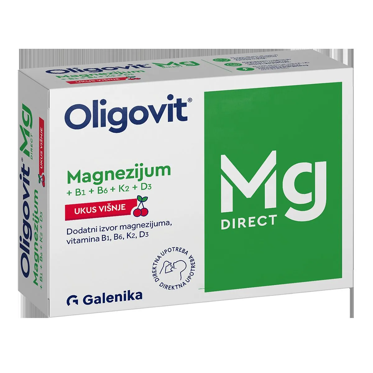 Oligovit Mg+B1+B6+K2+D3 direkt, 20 kesica