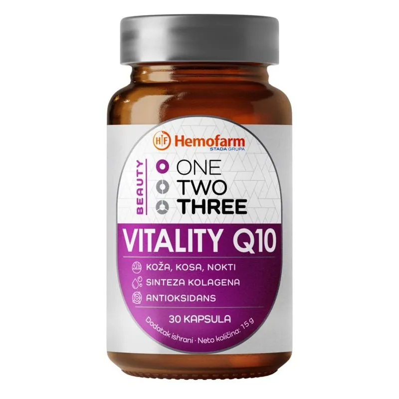 One Two Three Vitality Q10, 30 kapsula