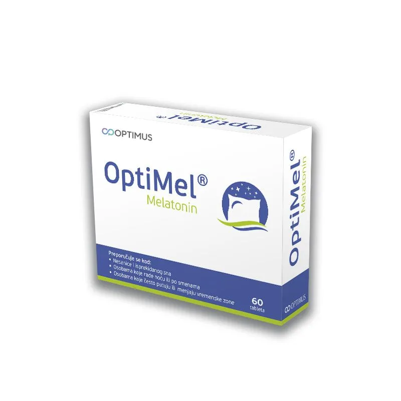 Optimel melatonin 1mg a60