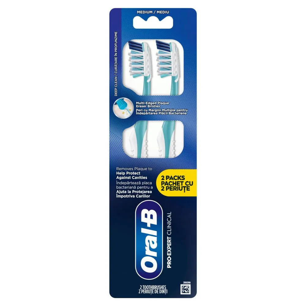 Oral-B Cross Action Pro-Clean ručna četkica za zube, 2 komada