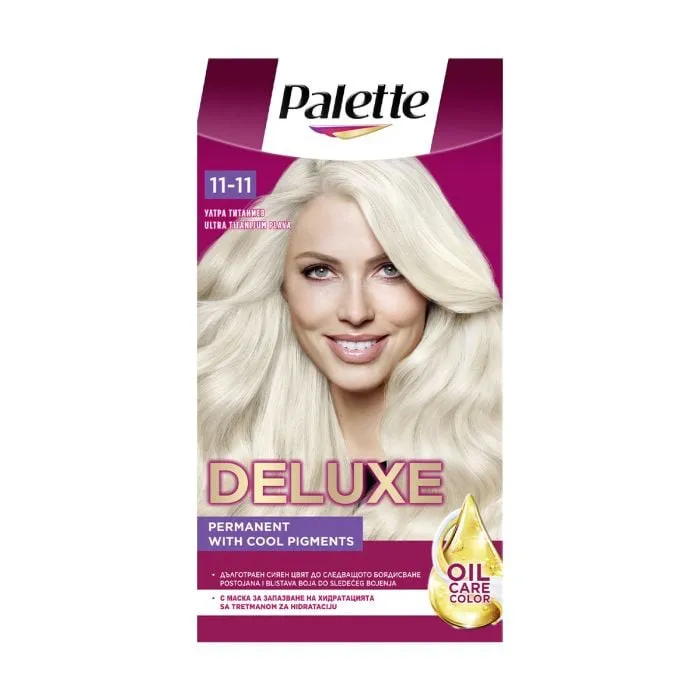 Palette Deluxe boja za kosu 11-11 Ultra Titanij Plava