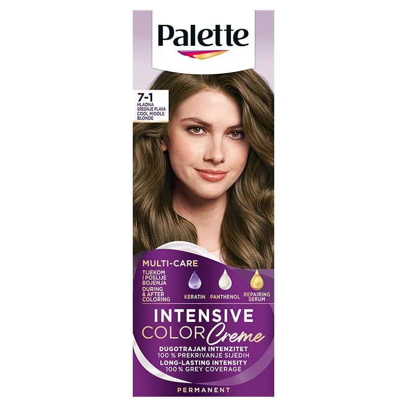 Palette ICC boja za kosu 7-1 cool middle blonde