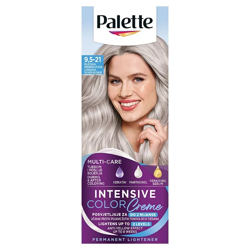 Palette Icc boja za kosu 9.5-21 Blistava Srebrno Plava