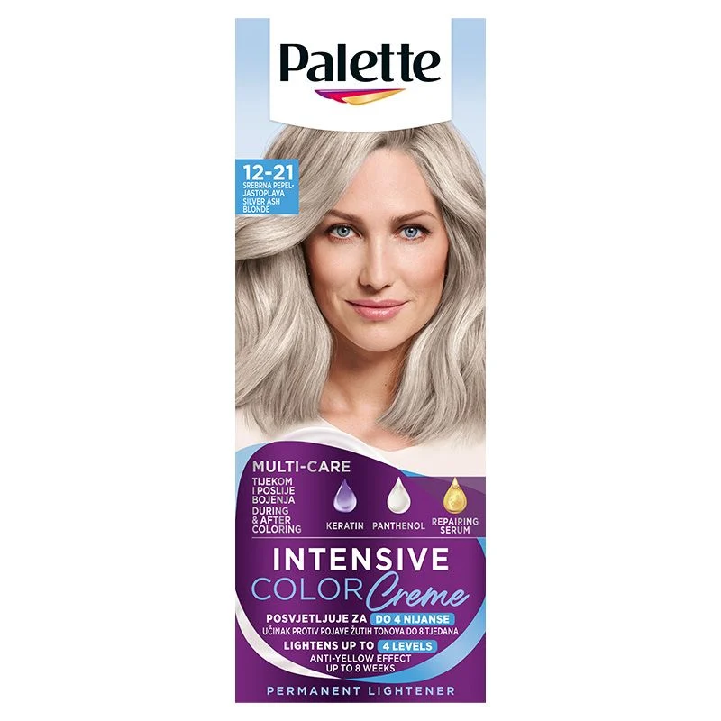 Palette Icc boja za kosu Srebrna pepeljasto plava 12-21