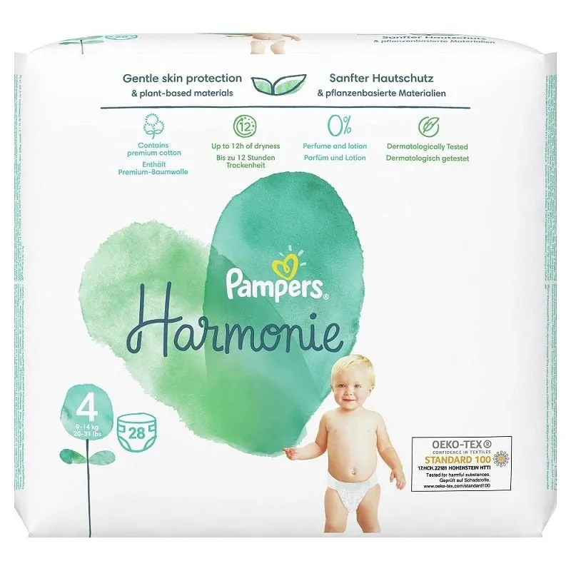 Pampers Harmonie pelene vp 4 Maxi 28 kom