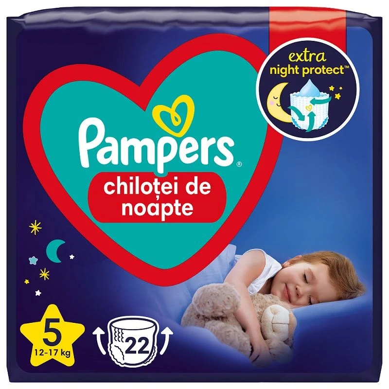 Pampers Night Pants veličina 5, 22kom
