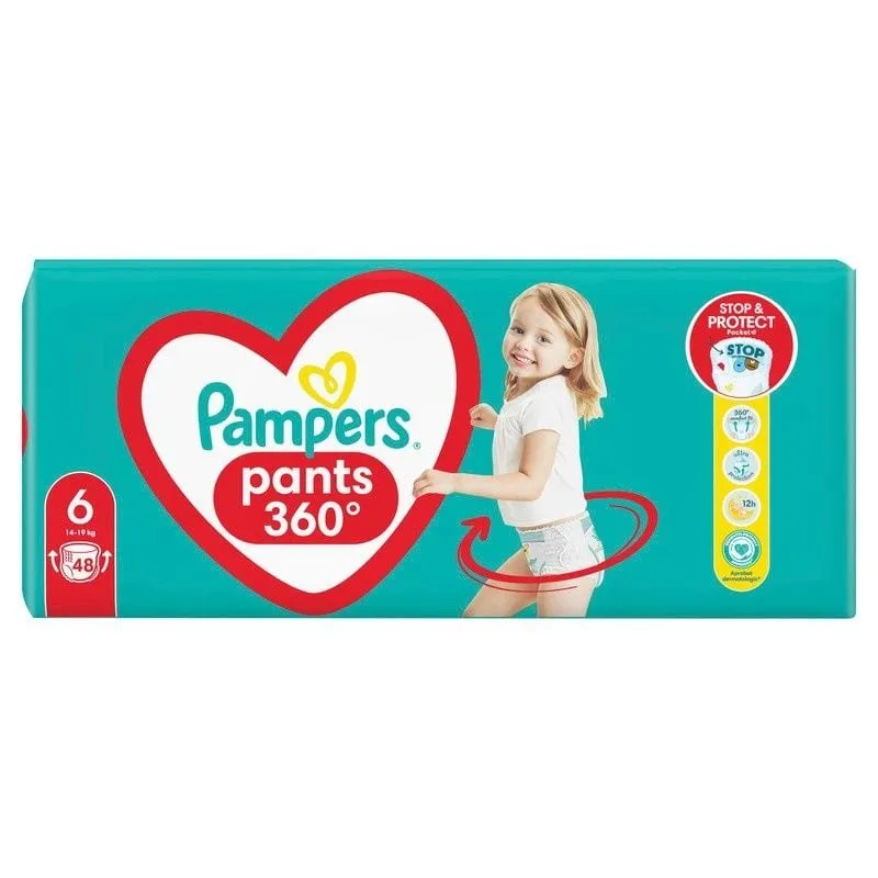 Pampers Pants pelene veličina 6, 48 komada, 14-19 kg