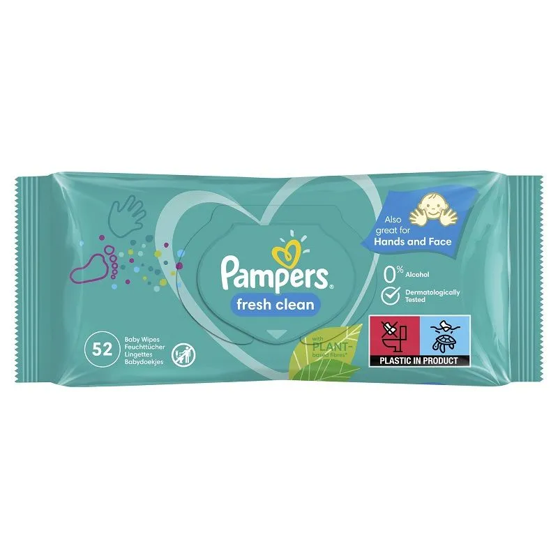Pampers vlažne maramice fresh single 52 kom