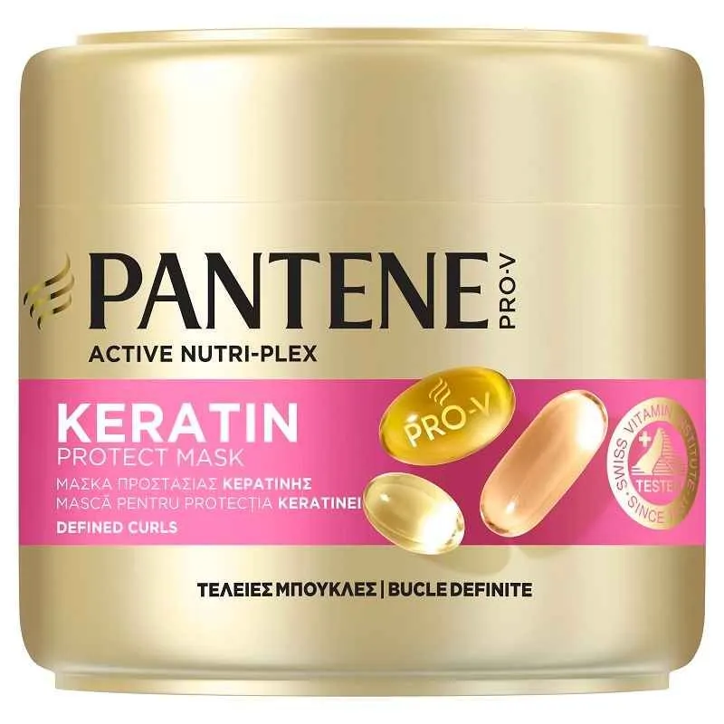 Pantene Pro-V Defined Curls Keratin Protect maska za kosu, 300 ml