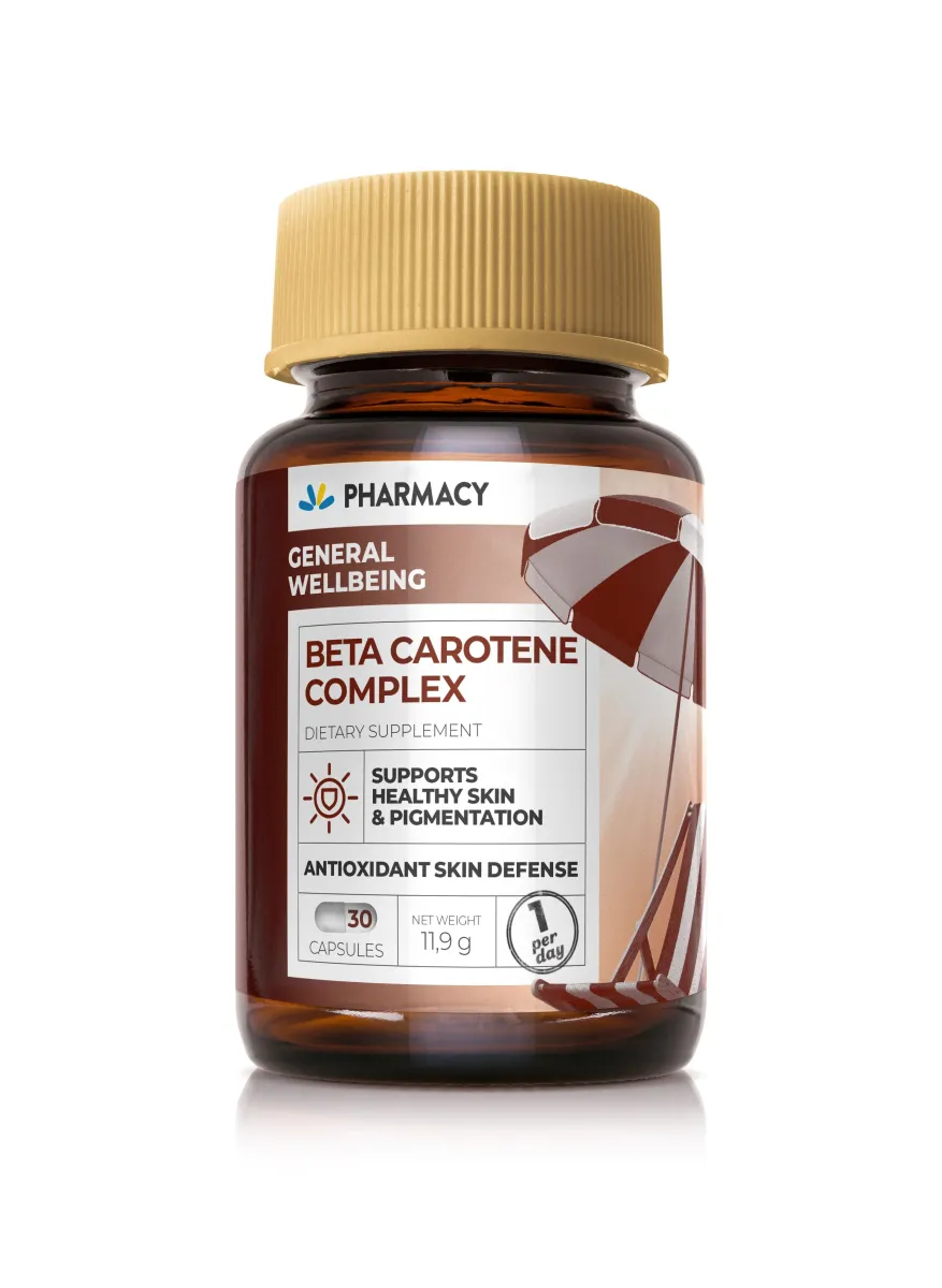 Pharmacy Beta Carotene Complex, 30 kapsula