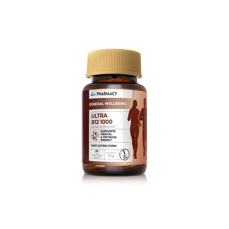 Pharmacy Ultra B12 1000, 30 sublingvalnih tableta