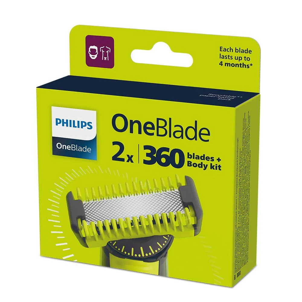 Philips OneBlade Zamenske oštrice za lice & telo QP624/50