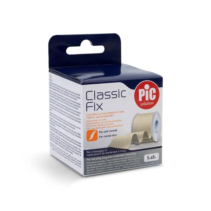 Pic Classic 5x5cm platneni beli flaster u kolutu