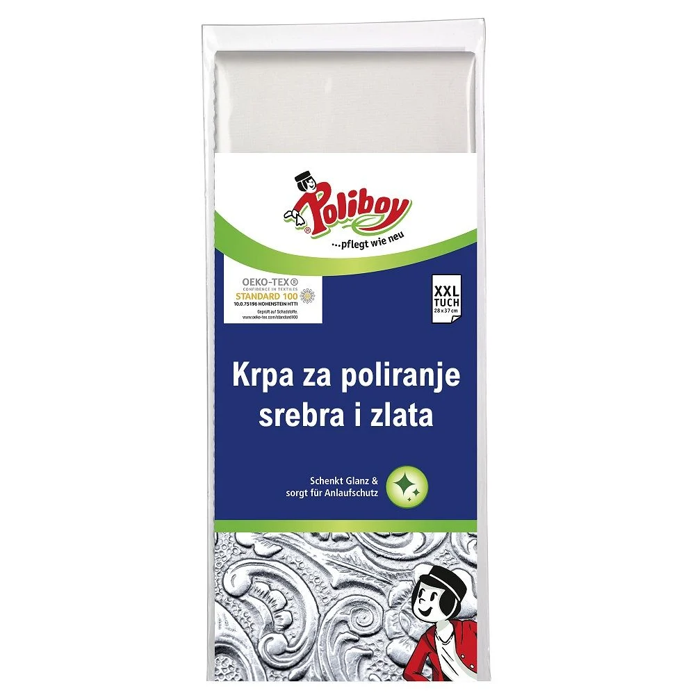 Poliboy krpa za poliranje srebra i zlata, 1 kom