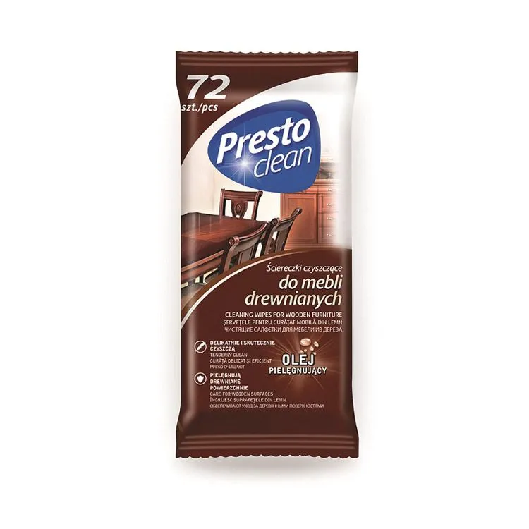 Presto vlažne maramice za čišćenje drvenih površina 72/1