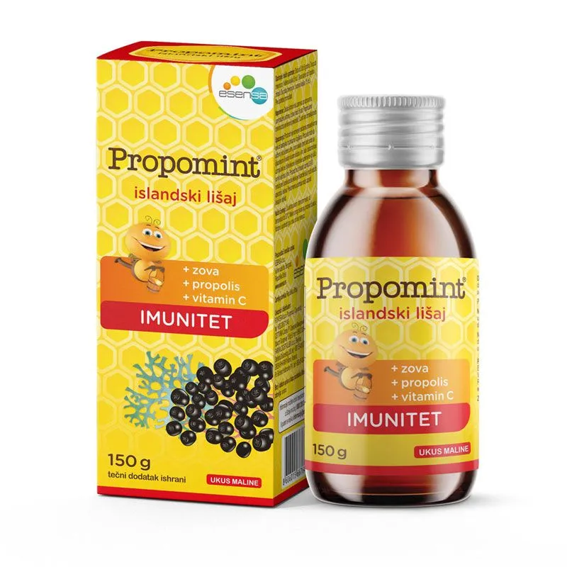 Propomint Islandski lišaj, tečni dodatak ishrani 150g, Propolis