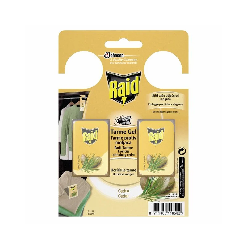 Raid - gel protiv moljaca - kedar