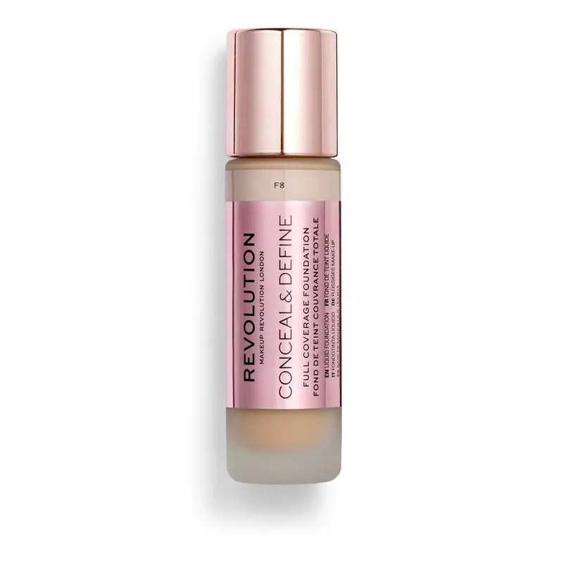 Revolution Conceal&Define Foundation tečni puder F8 25ml