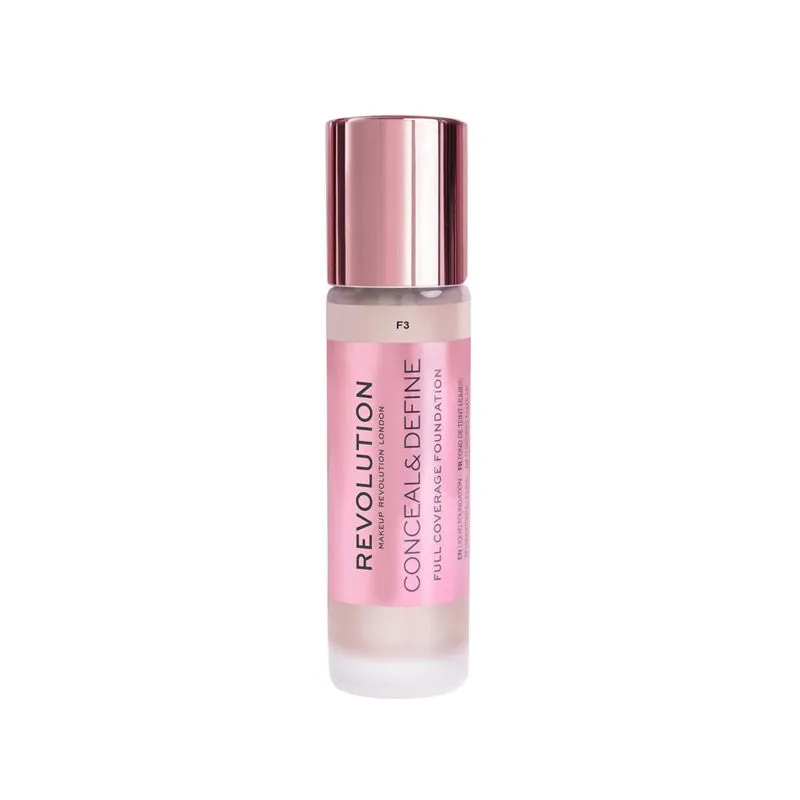 Revolution Makeup tečni puder Conceal & Define Foundation F3 23ml