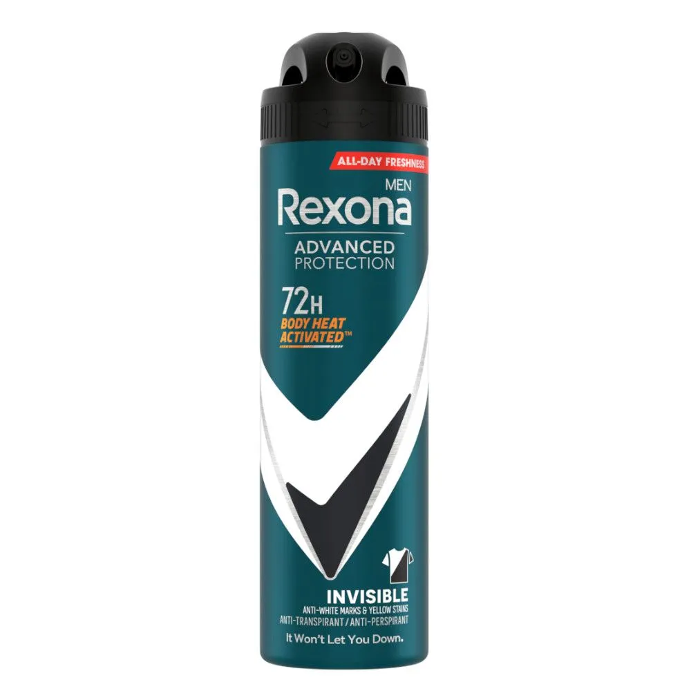 Rexona Men Advanced Protection Invisible B&W sprej 150 ml