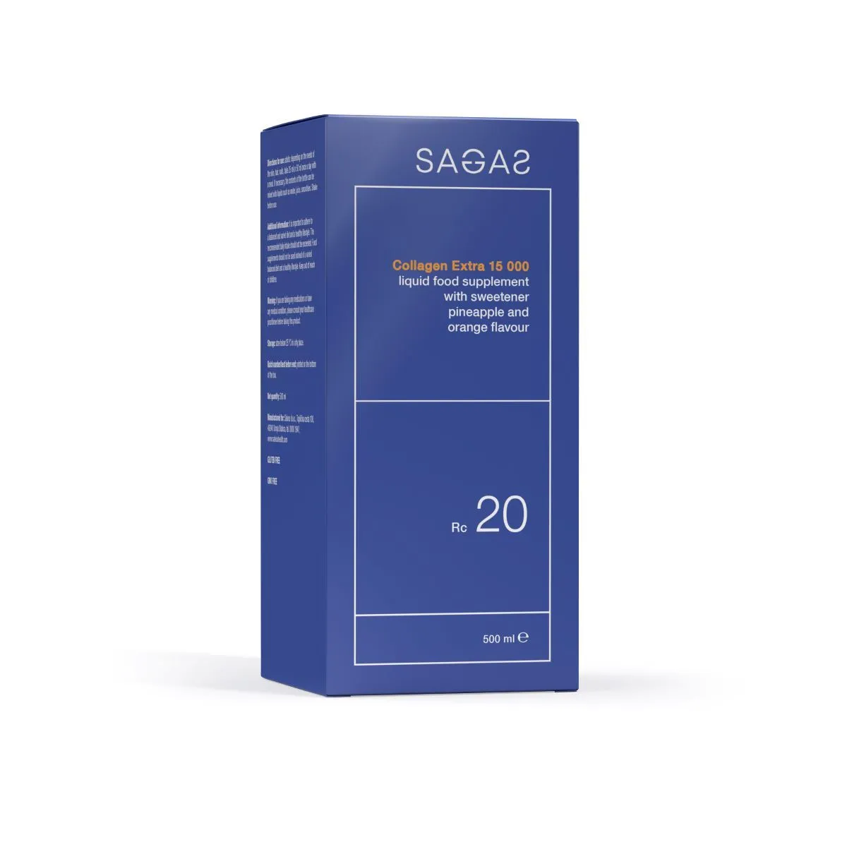 Sagas Rc 20 Collagen Extra 15000 500ml