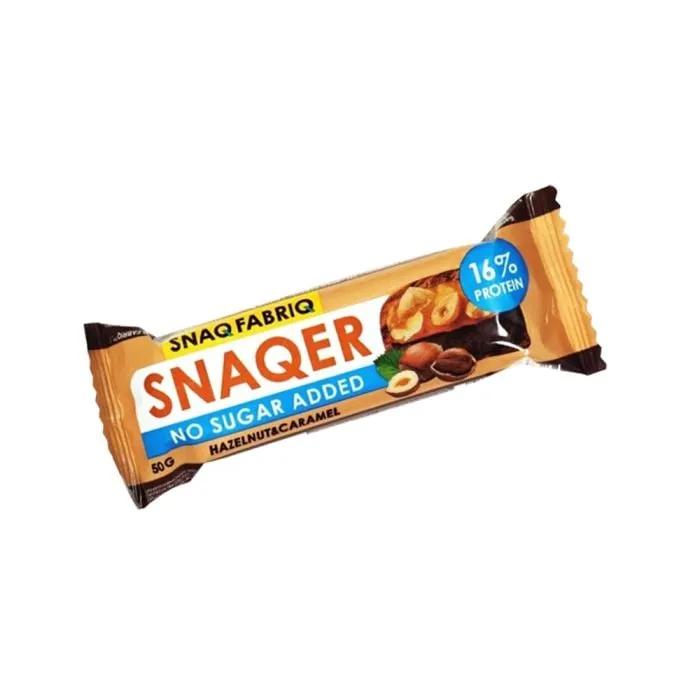 SnaqFabriq Proteinski Bar Snaqer Lešnik i Karamela 50g