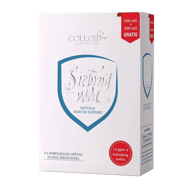 Srebrna voda 500ml+500ml gratis