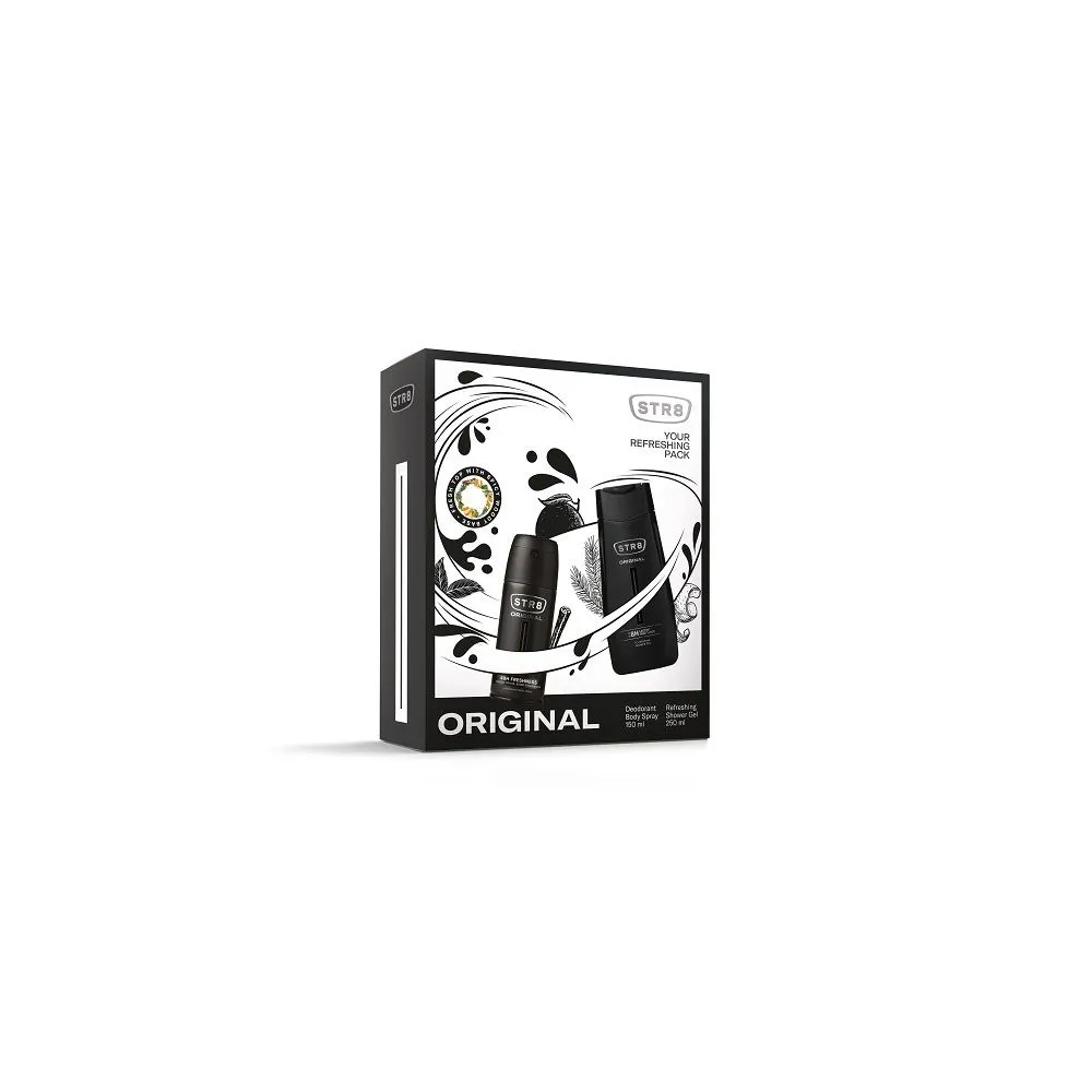Str8 poklon set Original (deo 150ml + shower gel 250ml)