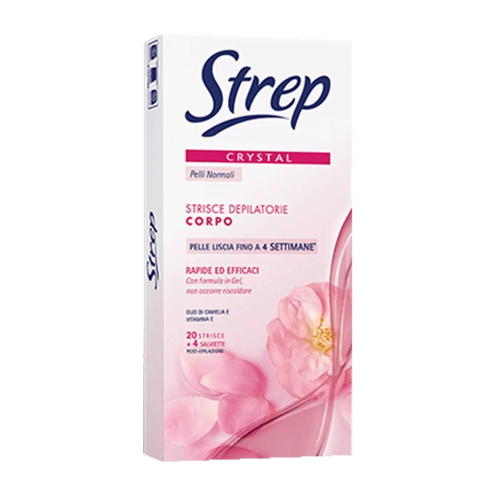 Strep Crystal trake za depilaciju tela 20kom