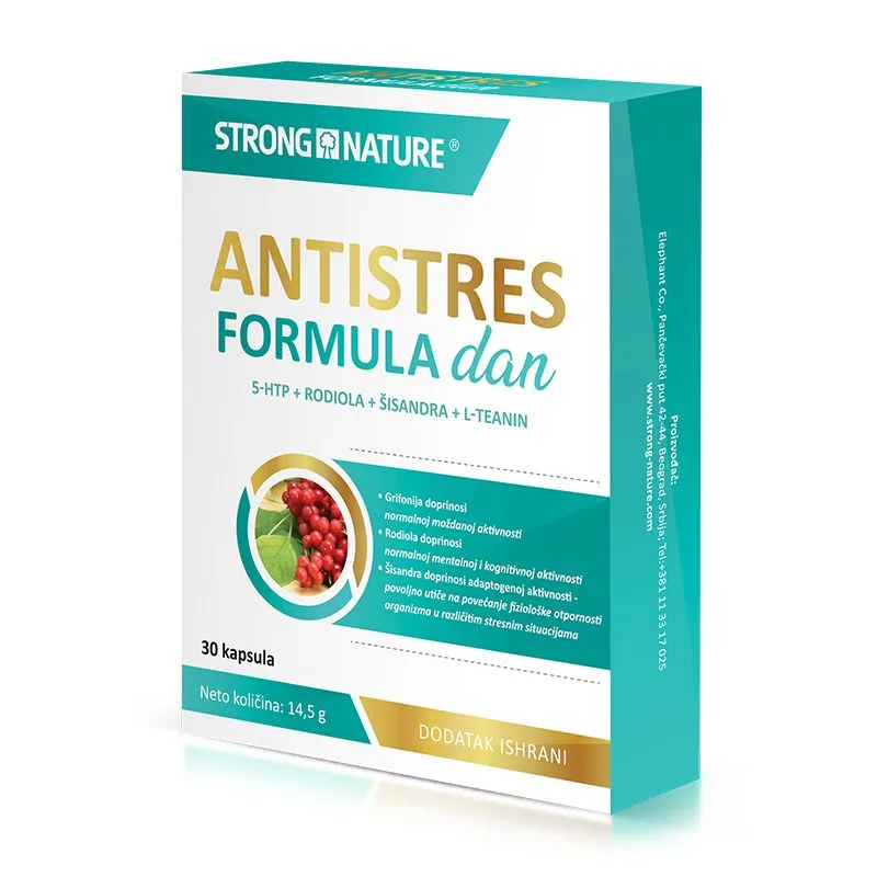 Strong Nature Antistres formula dan, 30 kapsula