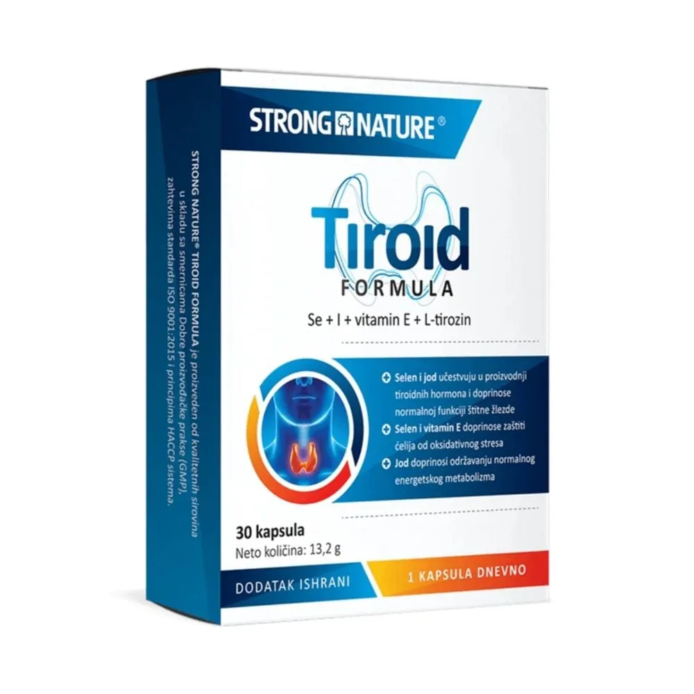 Strong Nature Tiroid formula, 30 kapsula