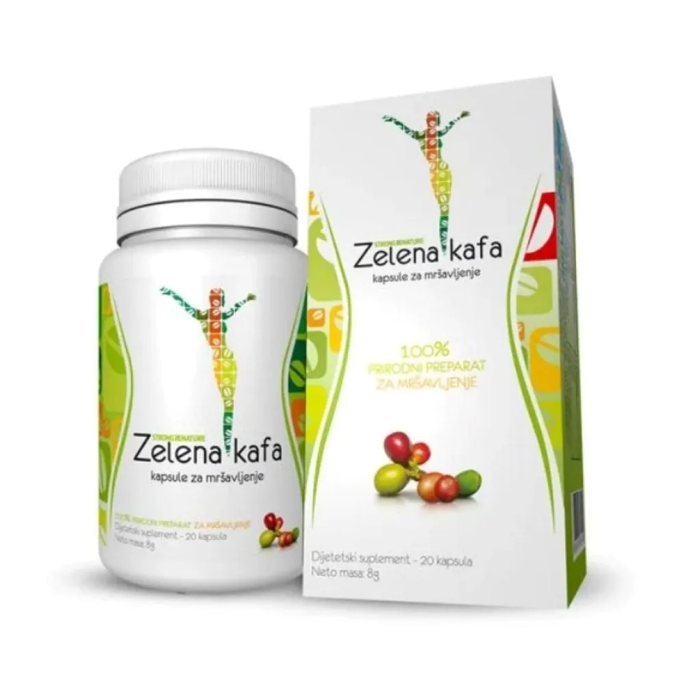 Strong Nature Zelena kafa, 400 mg, 20 kapsula