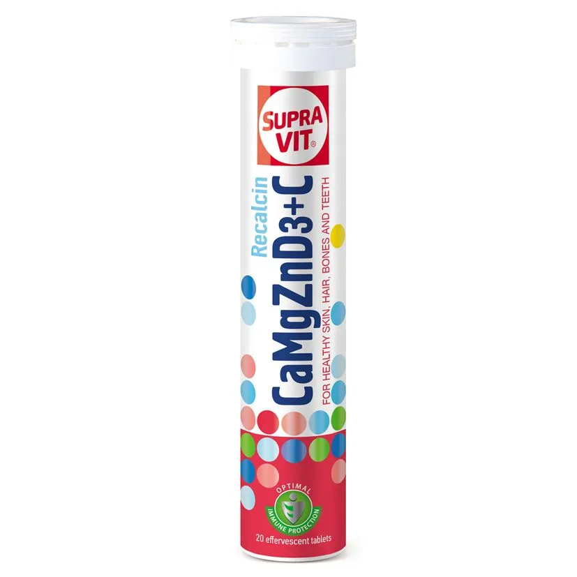 SupraVit CaMgZn+D3+C 20 tableta