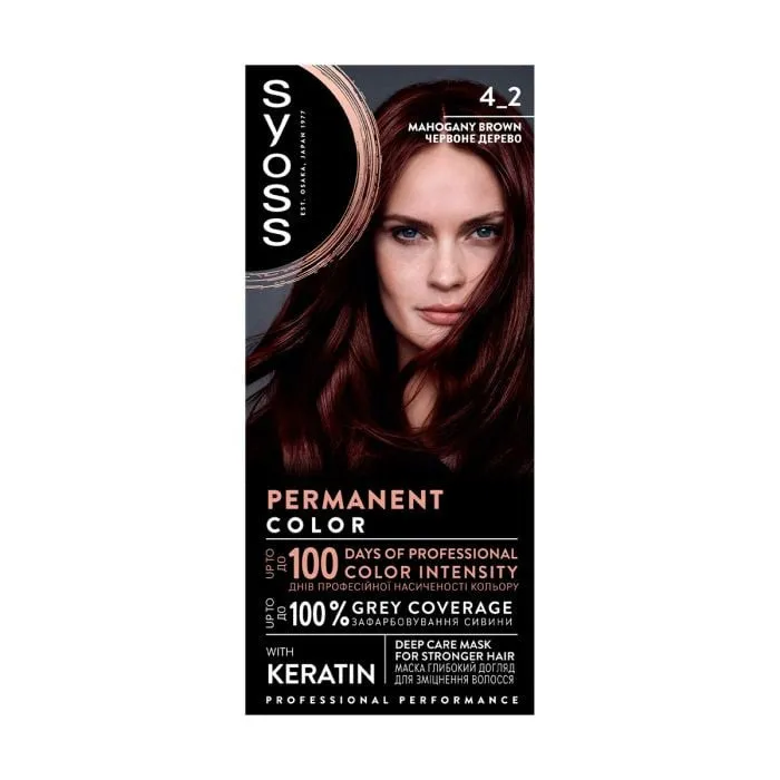 Syoss boja za kosu 4-2 Mahogany brown