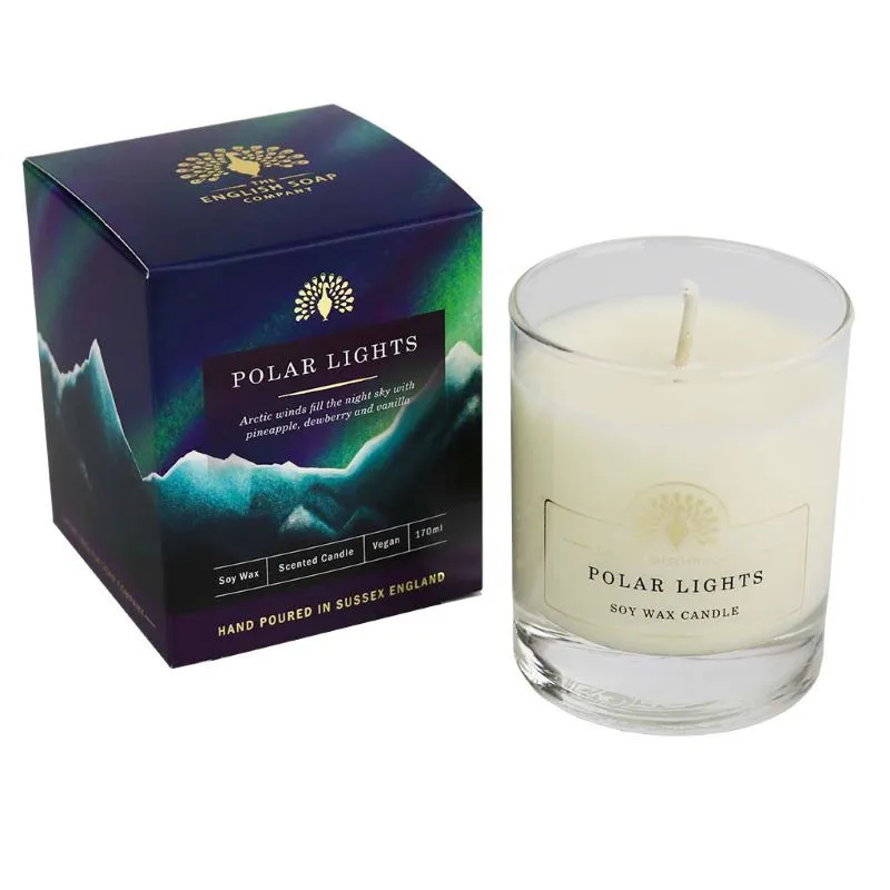 The English Soap soy sveća polarna svetlost 170ml